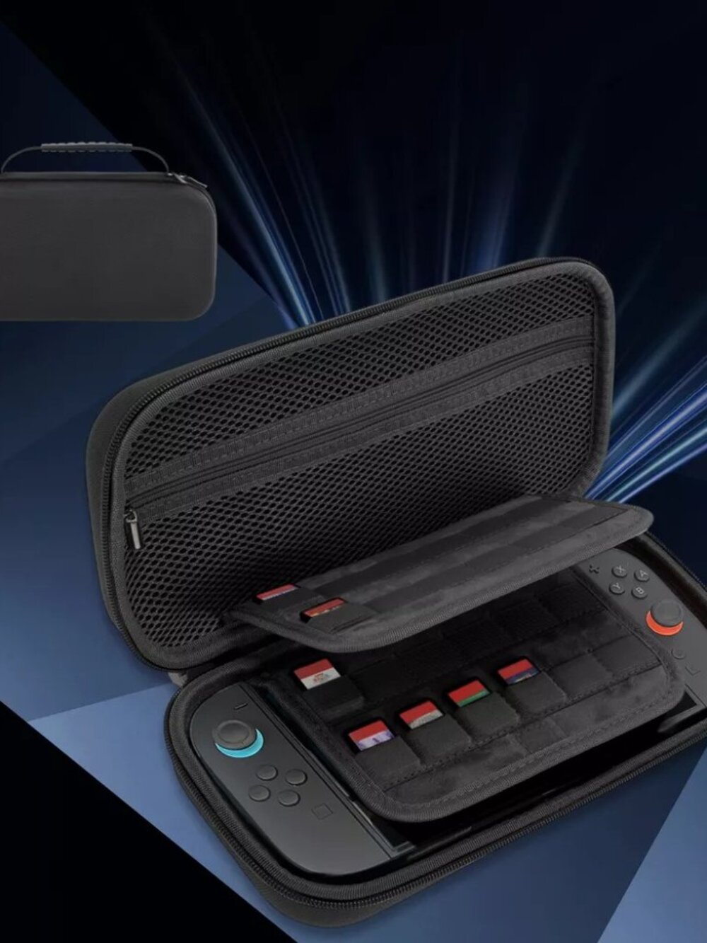 Unique Bargains Case for Switch 2 Black - Picture 2 of 6